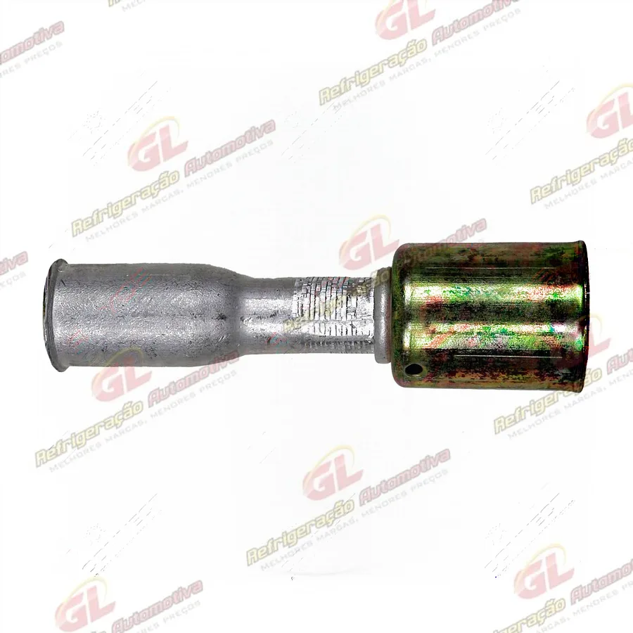 Conexão Spring lock Reta Fêmea 10mm Aluminio c/Clip