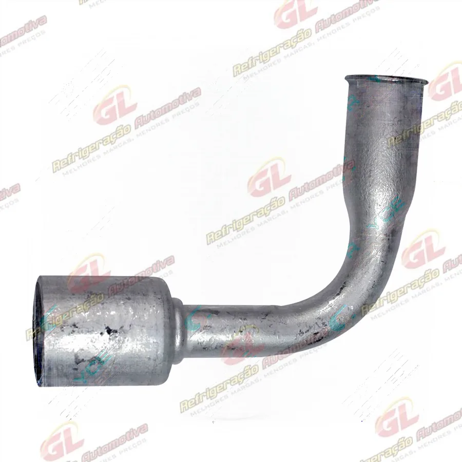 Conexão Spring Lock 90º Fêmea 10mm Aluminio c/Clip