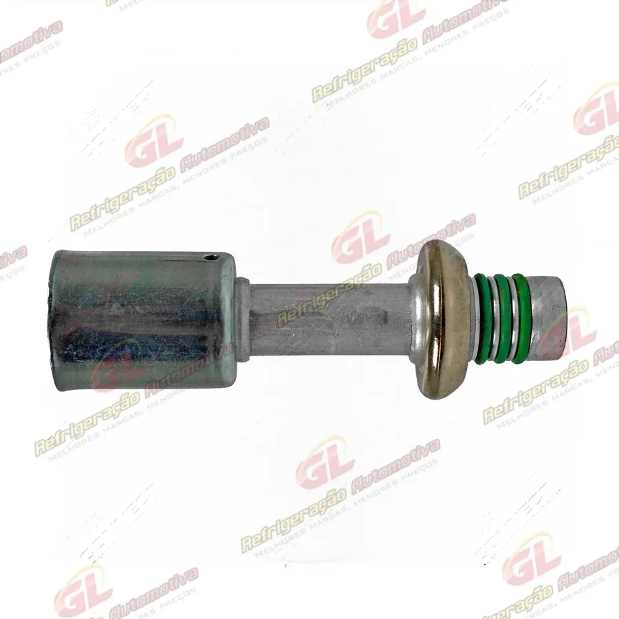 Conexão Spring Lock Reta Macho 10mm Aluminio c/ clip