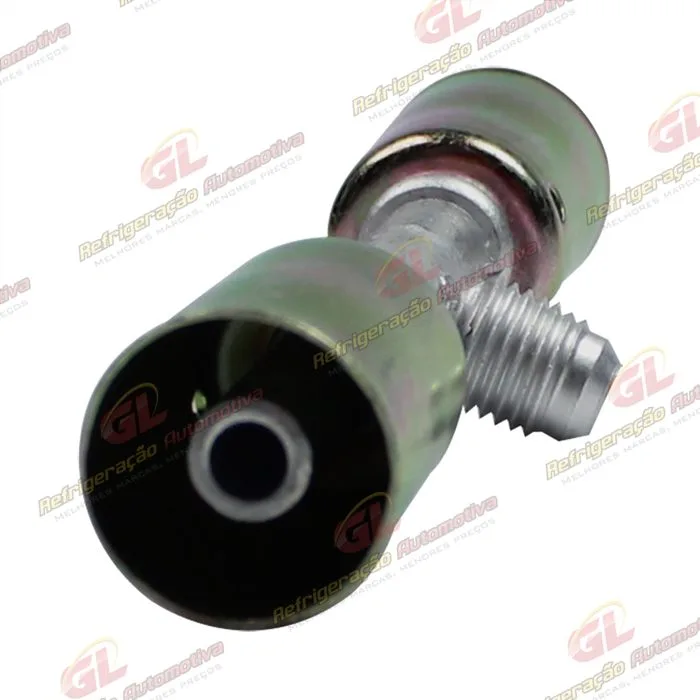 Emenda 06mm Aluminio c/ Válvula de Serviço R12 c/ clip — foto 2
