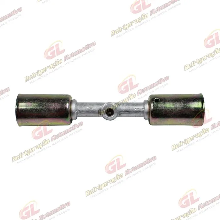 Emenda 06mm Aluminio c/ Válvula de Serviço R12 c/ clip — foto 3