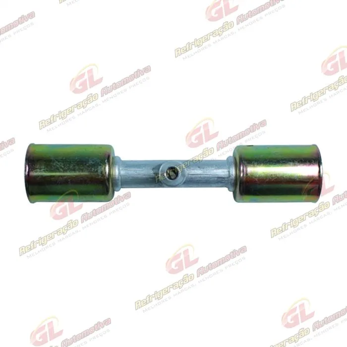 Emenda 08mm Aluminio c/ Válvula de Serviço R12 c/ Clip — foto 2