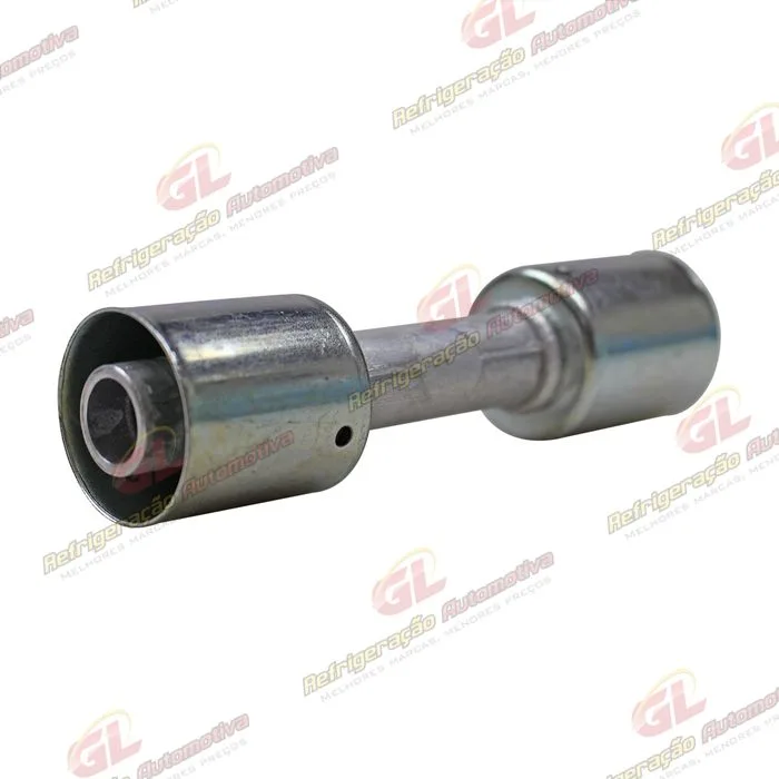 Emenda 12mm Aluminio c/ Válvula de Serviço R134 c/ Clip — foto 3