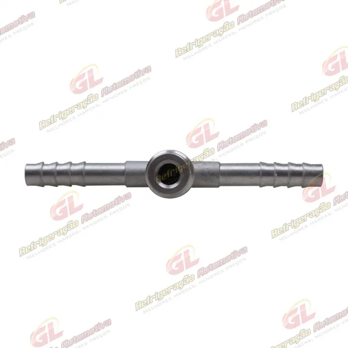 Emenda 06mm Aluminio c/ Válvula de Serviço R134a s/Clip — foto 2