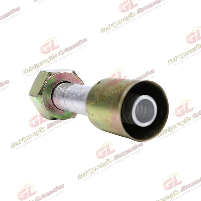 Conexão O'ring Reta Fêmea 12mm Alumínio c/Clip R134a — foto 3
