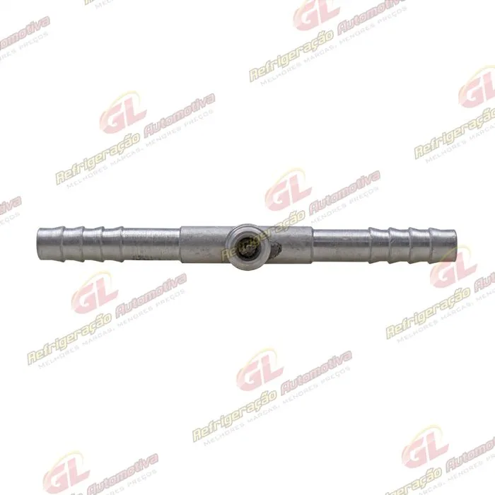 Emenda 06mm Aluminio c/ Válvula de Serviço R12 s/ clip — foto 2