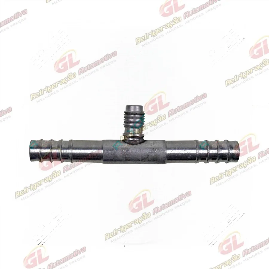Emenda 08mm Alumínio c/Válvula de Serviço R12 s/Clip