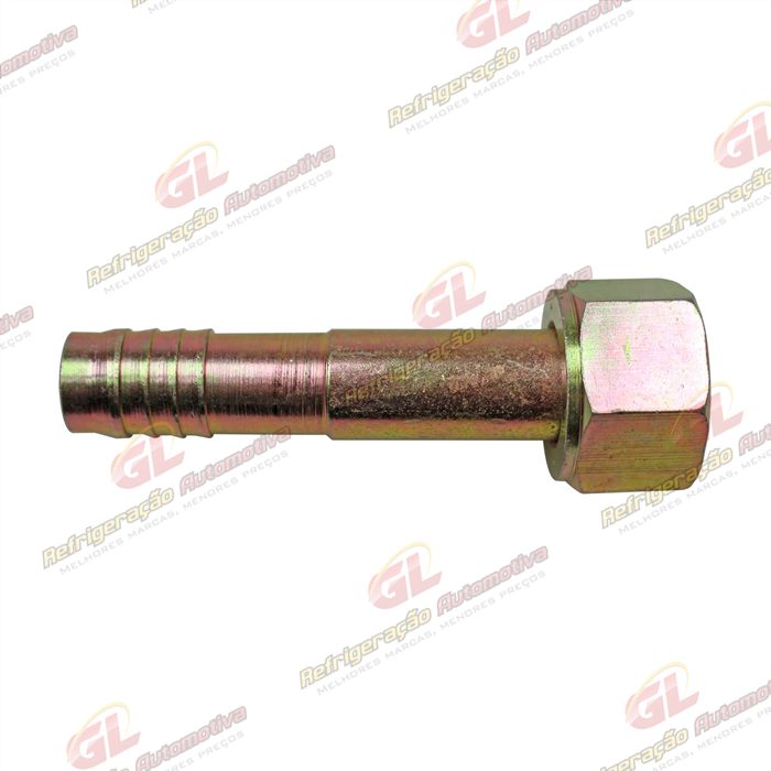 Conexão O'ring Reta Fêmea 10mm Aço s/ Clip