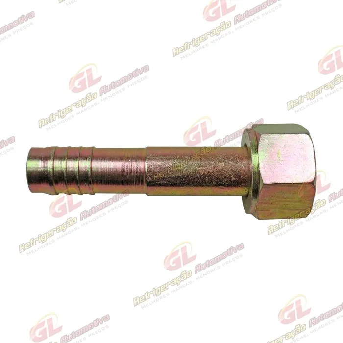 Conexão O'ring Reta Fêmea 10mm Aço s/ Clip