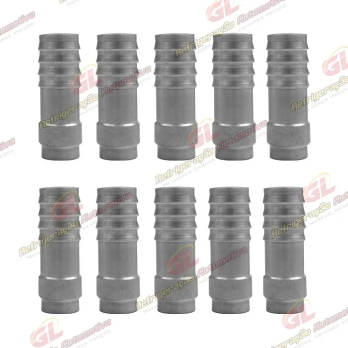 Conexão Salva Vida 12mm Aluminio Encaixe Externo Pacote 10 Pçs