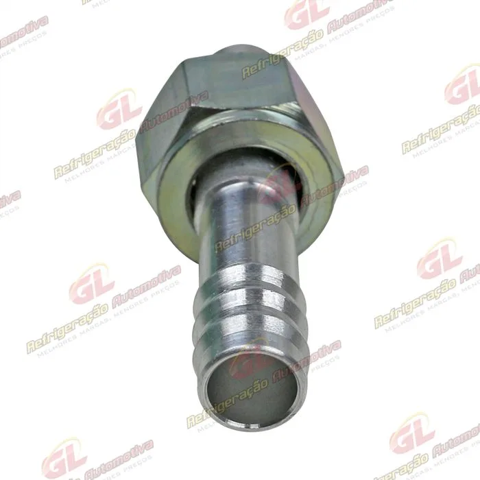 Conexão O'ring Reta Fêmea 10mm Aluminio s/ Clip — foto 3