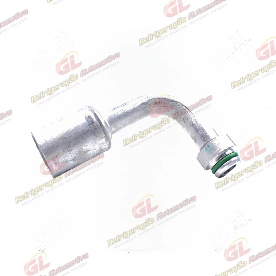 Conexão Alumínio 110° 10mm da Mangueira do Compressor ao Evaporador Fiat Palio