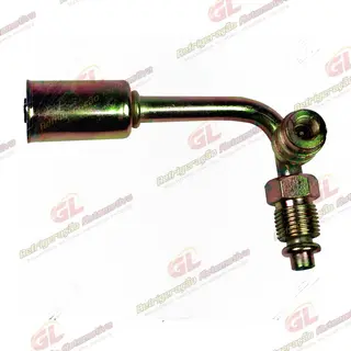 Conexão 06mm Aço 90º da Mangueira Filtro ao Evaporador Volkswagen Santana R134a