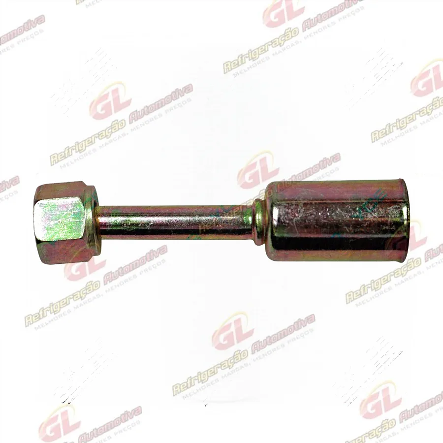 Conexão 06mm Aço Reta da Mangueira do Condensador ao Filtro Volkswagen Santana R134a