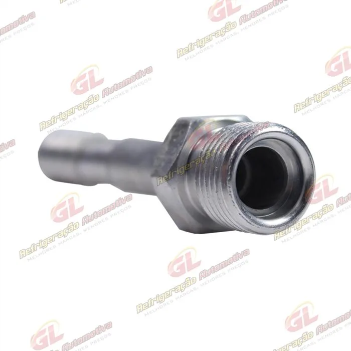 Conexão O´ring Reta Macho 06mm Aluminio Fixo s/ Clip — foto 2