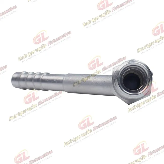 Conexão O´ring 45º Macho 06mm Aluminio Fixo s/ Clip — foto 3