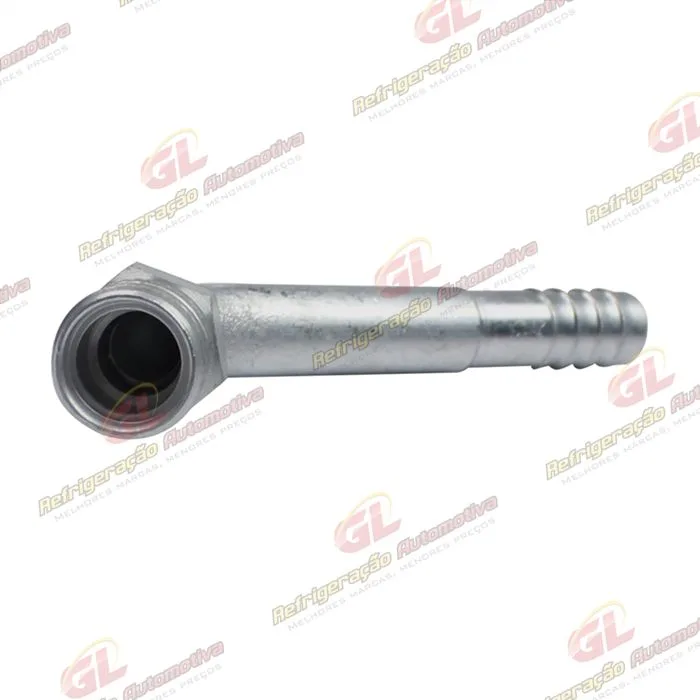 Conexão O´ring 45º Macho 10mm Aluminio Fixo s/ Clip — foto 2