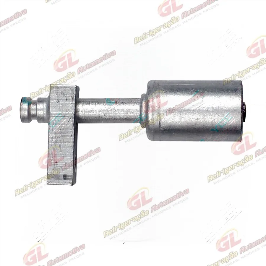 Conexão Block Fitting Reta 06mm Alumínio S/ Engate Saida Filtro Secador Gol / Palio