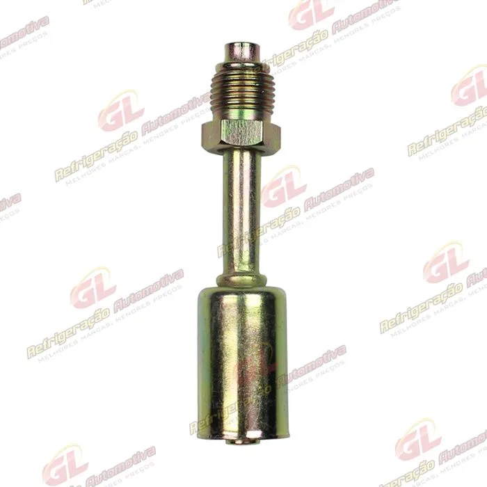 Conexão O'ring Reta Macho 06mm Aço Giratória c/ Clip