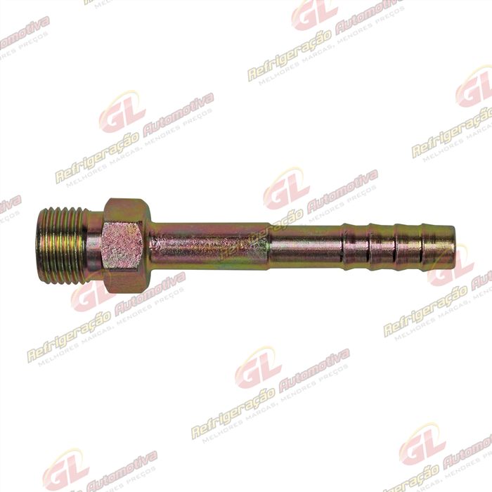 Conexão O´ring Reta Macho 06mm Aço Fixo s/ Clip