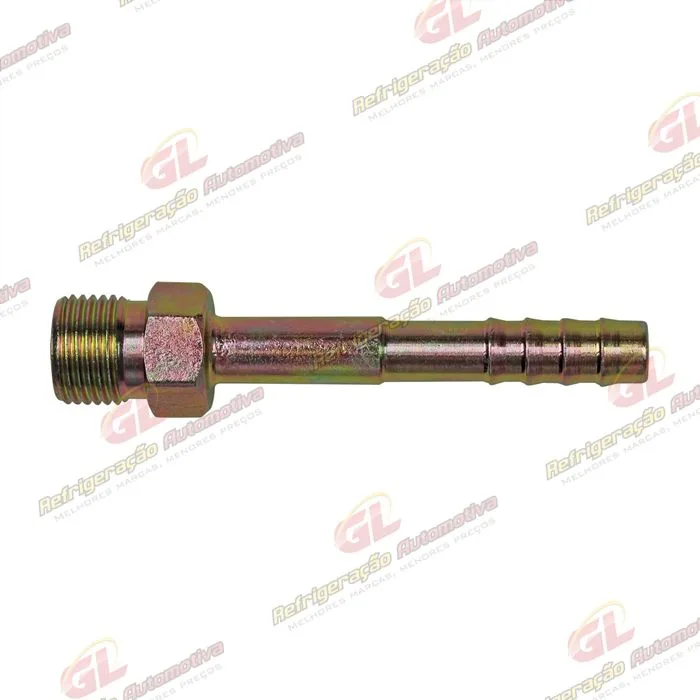 Conexão O´ring Reta Macho 06mm Aço Fixo s/ Clip