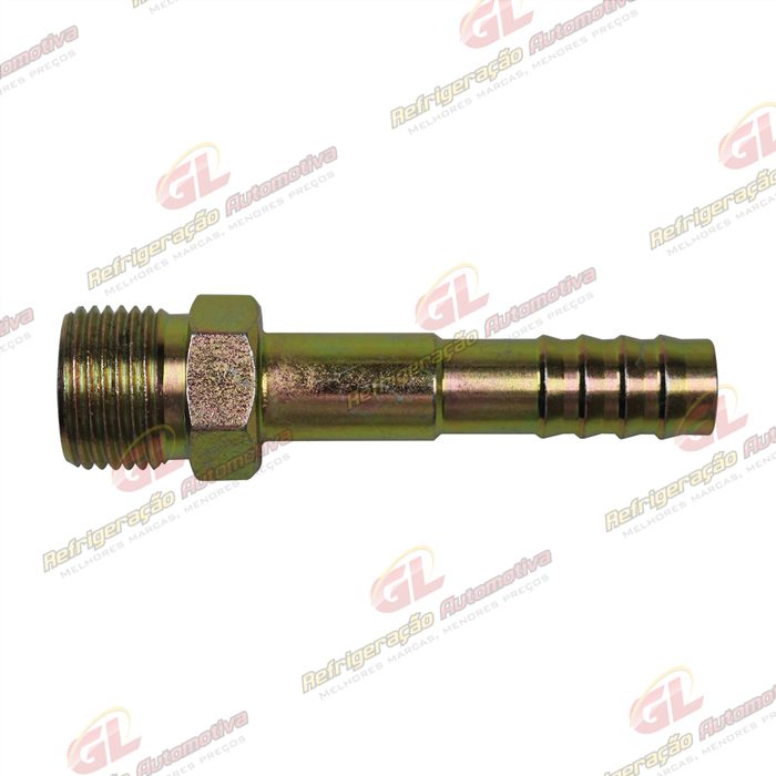Conexão O´ring Reta Macho 10mm Aço Fixo s/ Clip