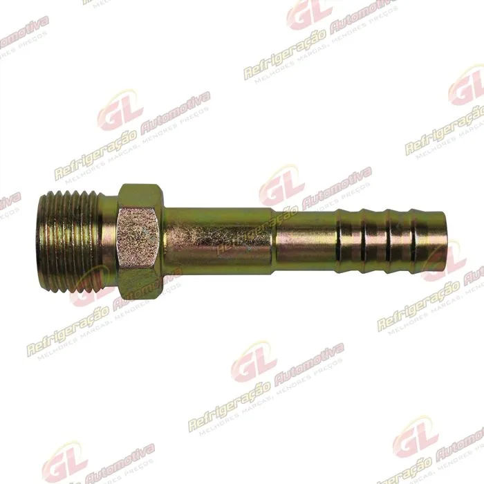 Conexão O´ring Reta Macho 10mm Aço Fixo s/ Clip