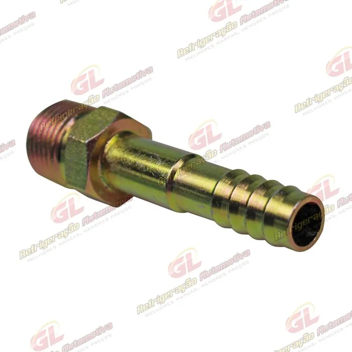 Conexão O´ring Reta Macho 10mm Aço Fixo s/ Clip — foto 3