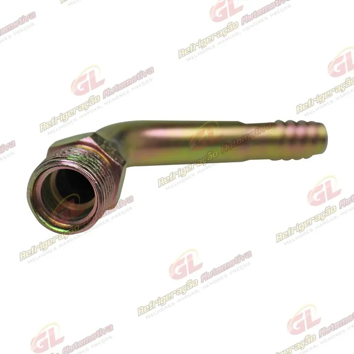 Conexão O´ring 45º Macho 10mm Aço Fixo s/ Clip — foto 2