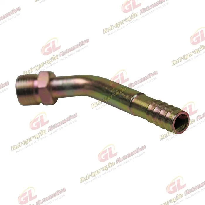 Conexão O´ring 45º Macho 10mm Aço Fixo s/ Clip — foto 3