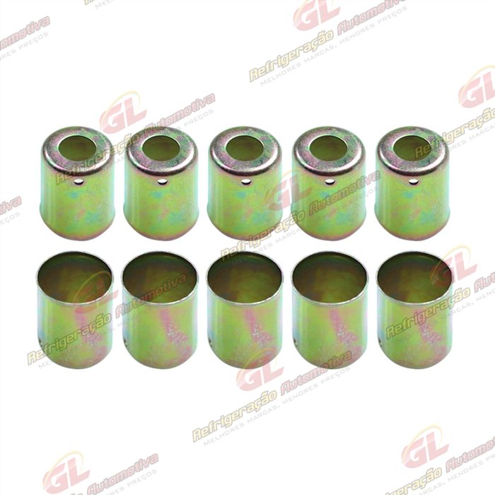 Caneca Clip 08mm 13/32 Polegadas Aço Recozido Dureza 02 Pacote Com 10 Pçs