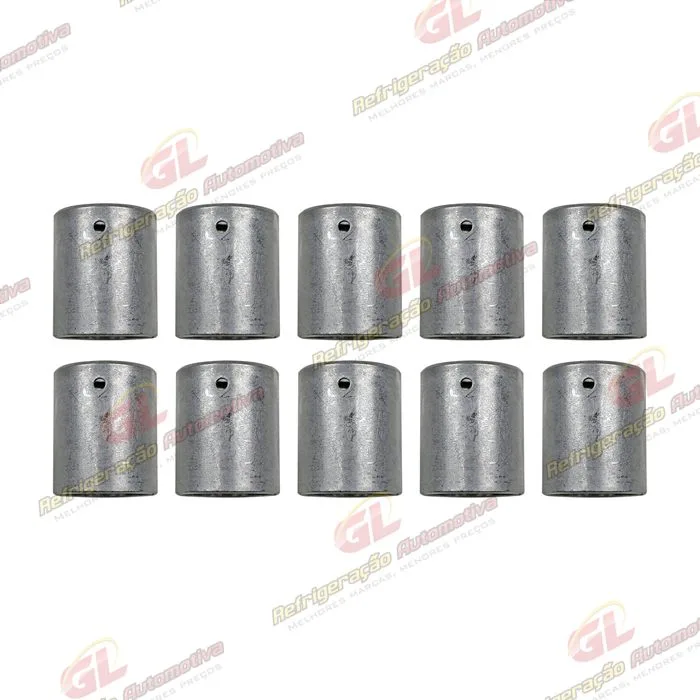 Caneca Clip 10mm 1/2 Polegada Aluminio Pacote Com 10 Pçs