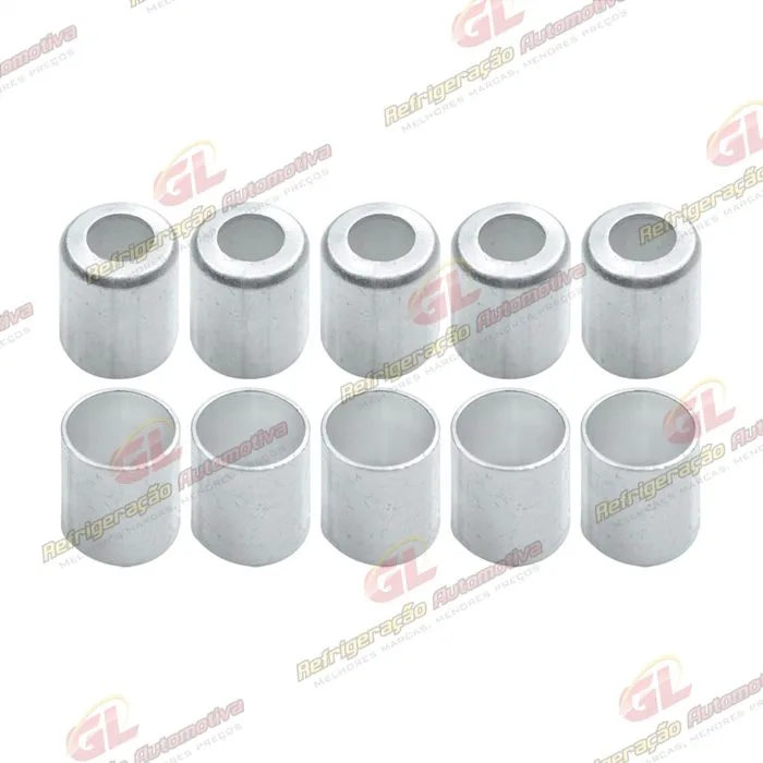 Caneca Clip 12mm 5/8 Polegadas Aluminio Pacote Com 10 Pçs