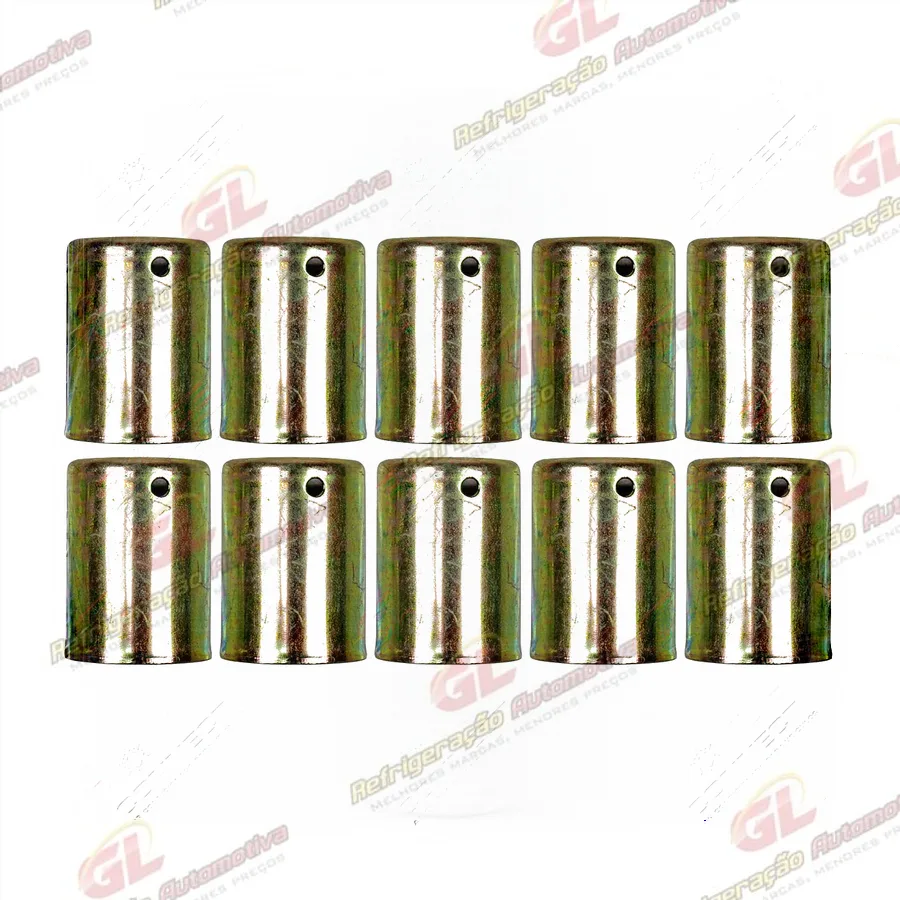 Caneca Clip 12mm Aço Para Mangueiras Com Parede De 3mm Pacote Com 10 Pçs