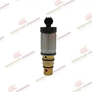 Válvula Torre Eletrônica de Controle Sanden PXE16 8,8cm Peugeot / Fiat / Hyundai IX35 Compressor Doowon / GMEP2 Delta / Land Rover Freelander / Discovery 4 Diesel / Volvo XC60