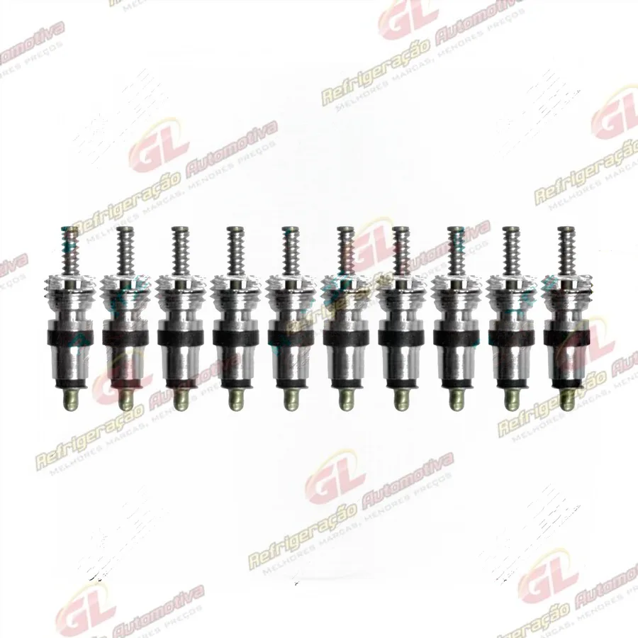Núcleo de Válvula Schrader Nitrilica Standart-bore 5v1 Fiat Uno/ Palio Fire Pacote Com 10 Pçs