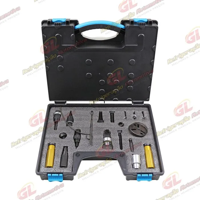Caixa Ferramenta Saca e Instala Selo e Polia para Compressor Harrison Denso 6P148 York Sanden 507/508/510 — foto 5