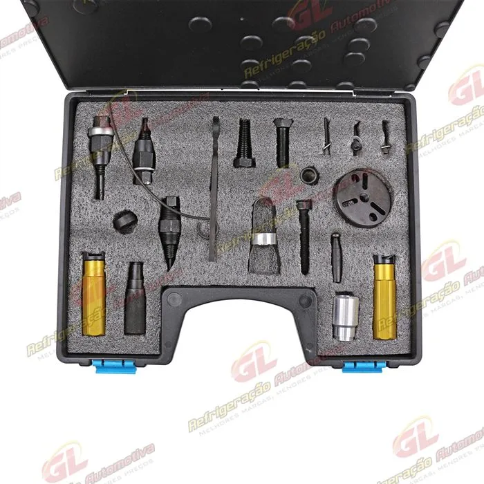 Caixa Ferramenta Saca e Instala Selo e Polia para Compressor Harrison Denso 6P148 York Sanden 507/508/510 — foto 6
