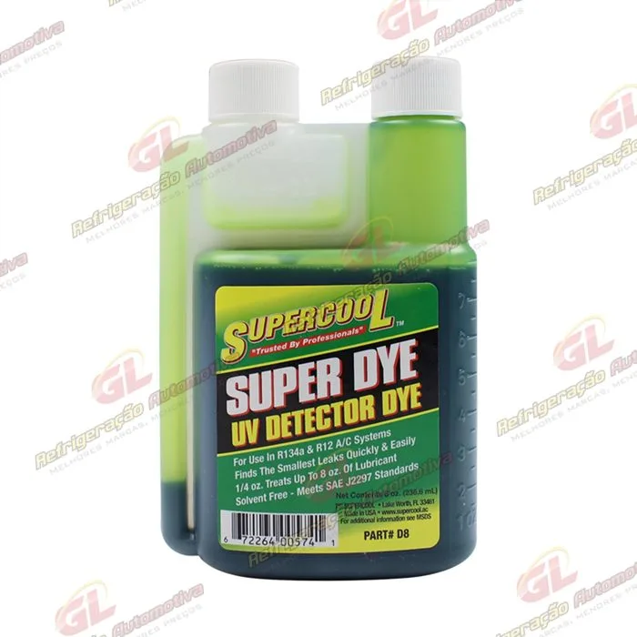 Contraste Ultravioleta 236ml R12/R134a Supercool