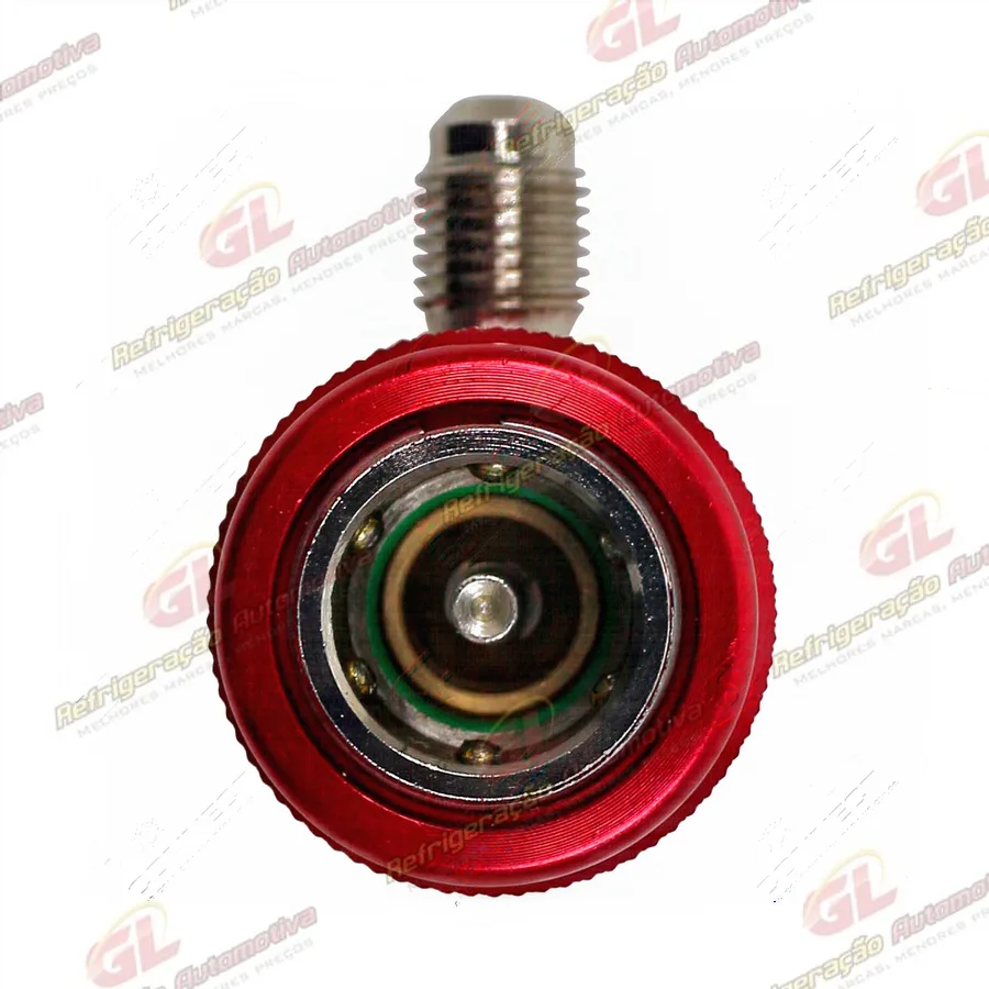 Bico Manômetro Alta R134a ERRECOM Engate Rápido Macho Importado