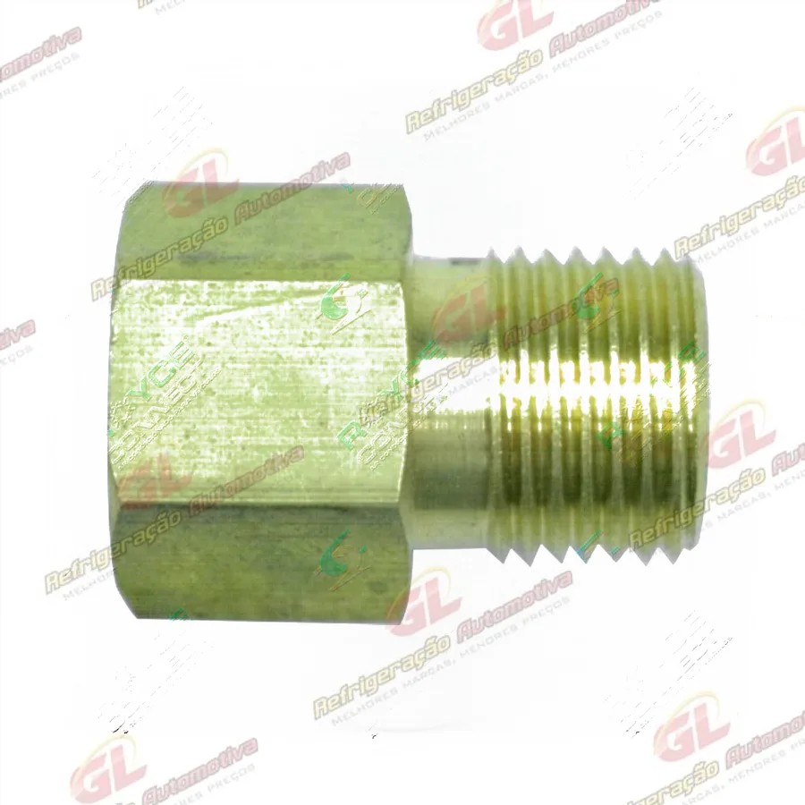 Adaptador de Flare para O'ring 6mm 3/8x3/8
