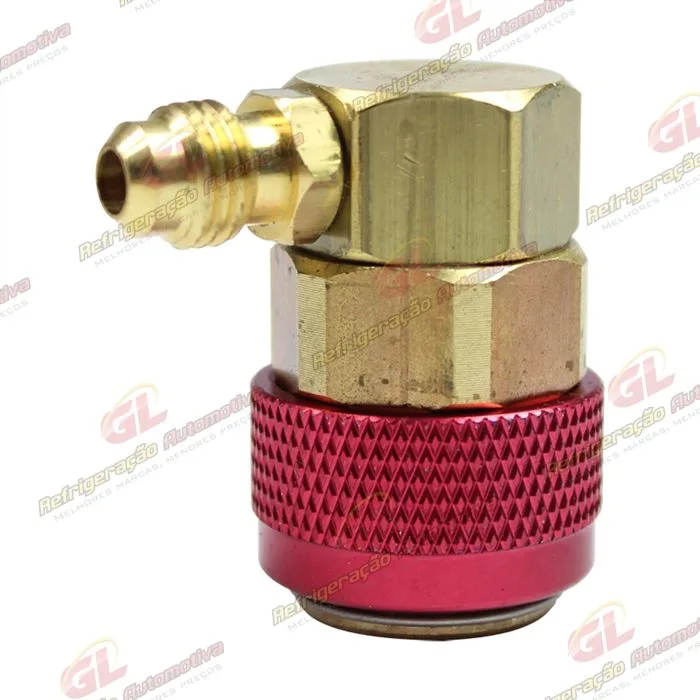 Bico Manômetro Alta R134a Modelo Menor Macho 1/4x16mm