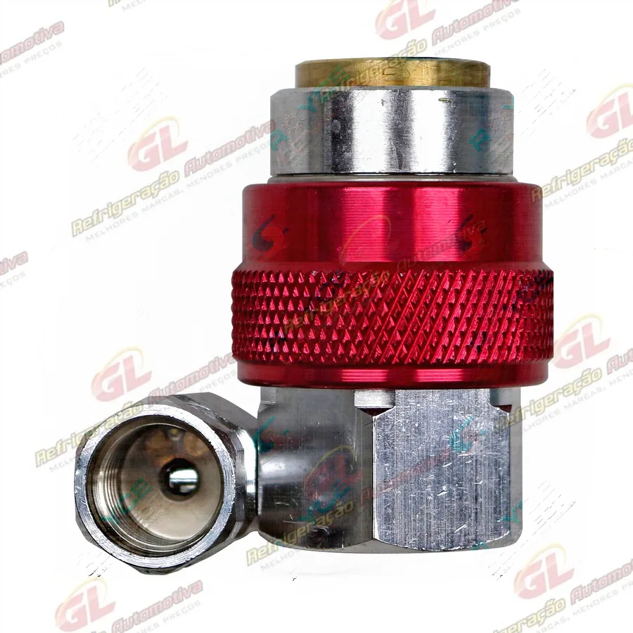 Bico Manômetro Alta R134a Modelo Movel Articulado Femêa 14x16mm