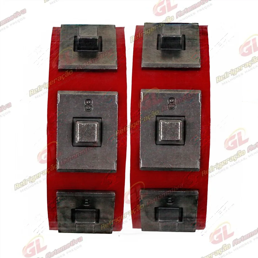 Mordente 08mm 13/32 da Clipadeira RC.500.210 / RC.500.310 / RC.500.218 Cor Vermelho