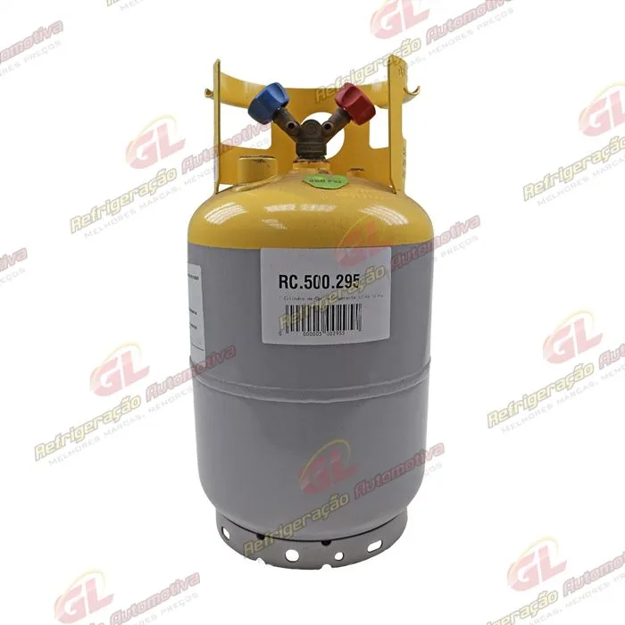 Cilindro de Gás Refrigerante R134a 12 Kg 2 Via c/ Válvulas Mastercool