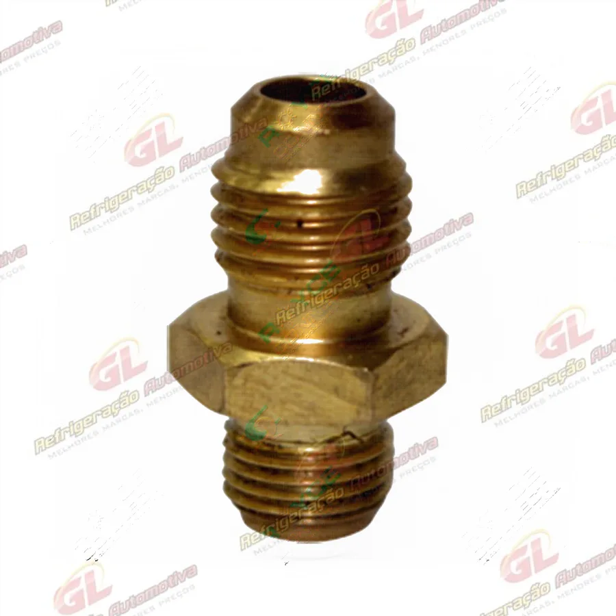 Adaptador União de 1/4SAE x 1/8 BSP Niple