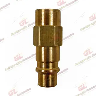 Adaptador de Engate Rápido para botija de Fluido R1234YF