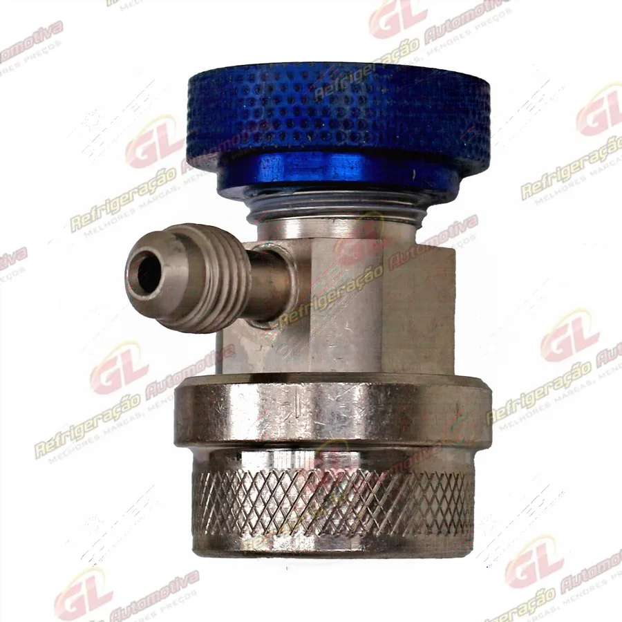 Bico Manômetro Baixa R134A Engate Rápido das Recolhedoras ISC RC.500.565/ 500.570/ 500.575/ 500.580
