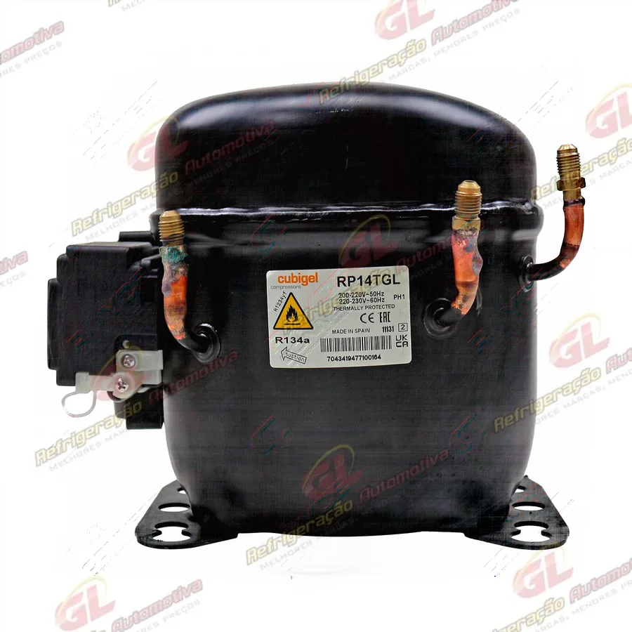 Compressor das Recolhedoras ISC RC.500.565/ 500.570/ 500.575/ 500.580 - 220 Volts R134a