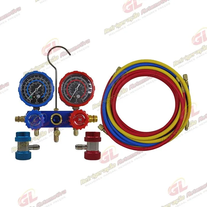 Manômetro R134a com Mangueiras de 2500mm